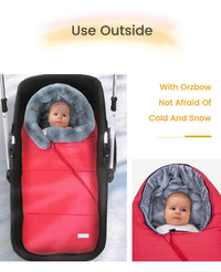 Winter Sleeping Bags Envelope Newborn Baby Stroller Sleepsack Hooded - The Little Big Store