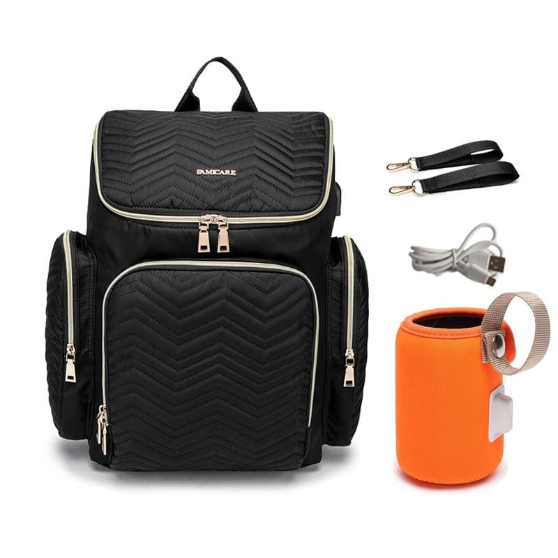 Smart Mom's Travel Companion: Large Capacity Baby Diaper Bag for On-the-Go Moms!