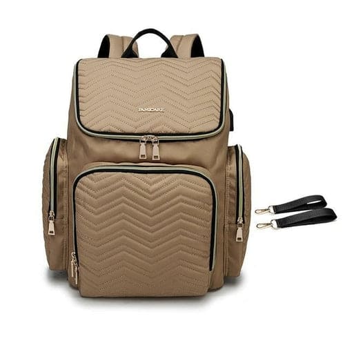 Smart Mom's Travel Companion: Large Capacity Baby Diaper Bag for On-the-Go Moms!