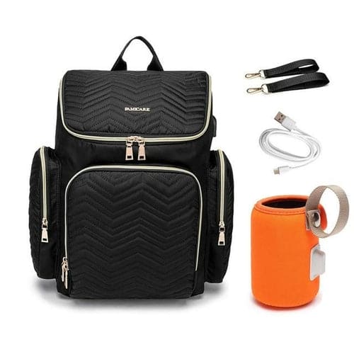 Smart Mom's Travel Companion: Large Capacity Baby Diaper Bag for On-the-Go Moms!