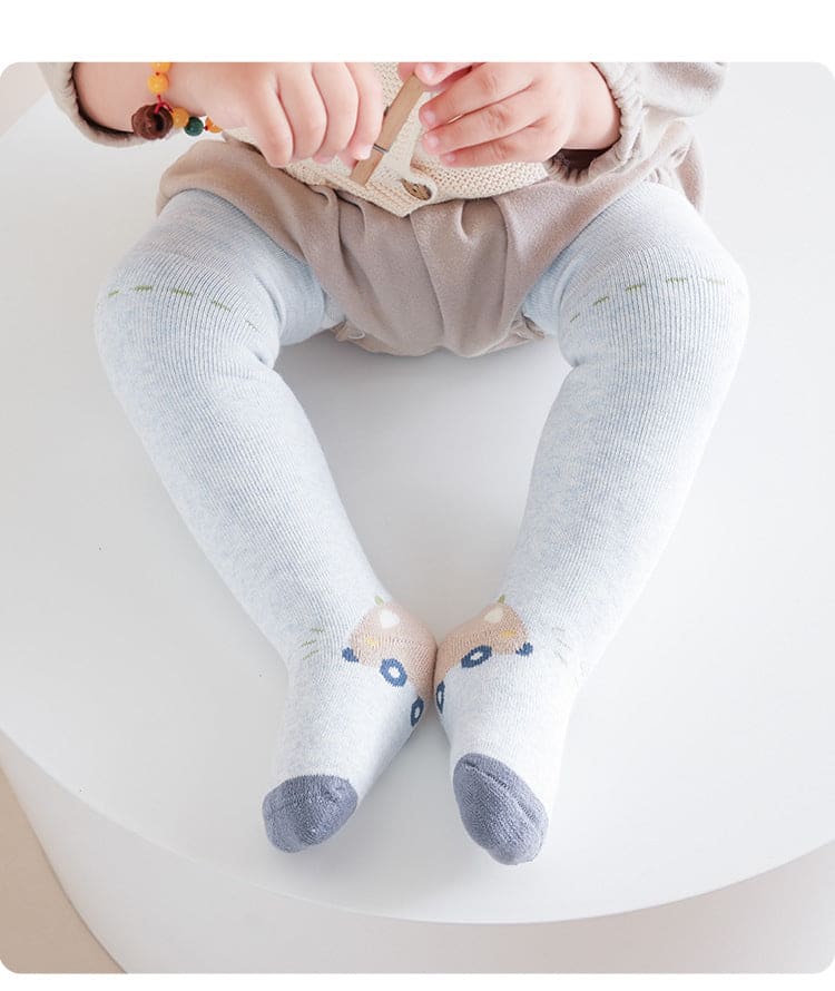 Winter/Autumn Pairs Baby Over-the-Knee Color Patchwork Socks in Combed - The Little Big Store