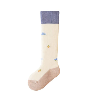 Winter/Autumn Pairs Baby Over-the-Knee Color Patchwork Socks in Combed - The Little Big Store