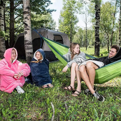 Winter Sherpa Blanket With Sleeves - The Little Big Store