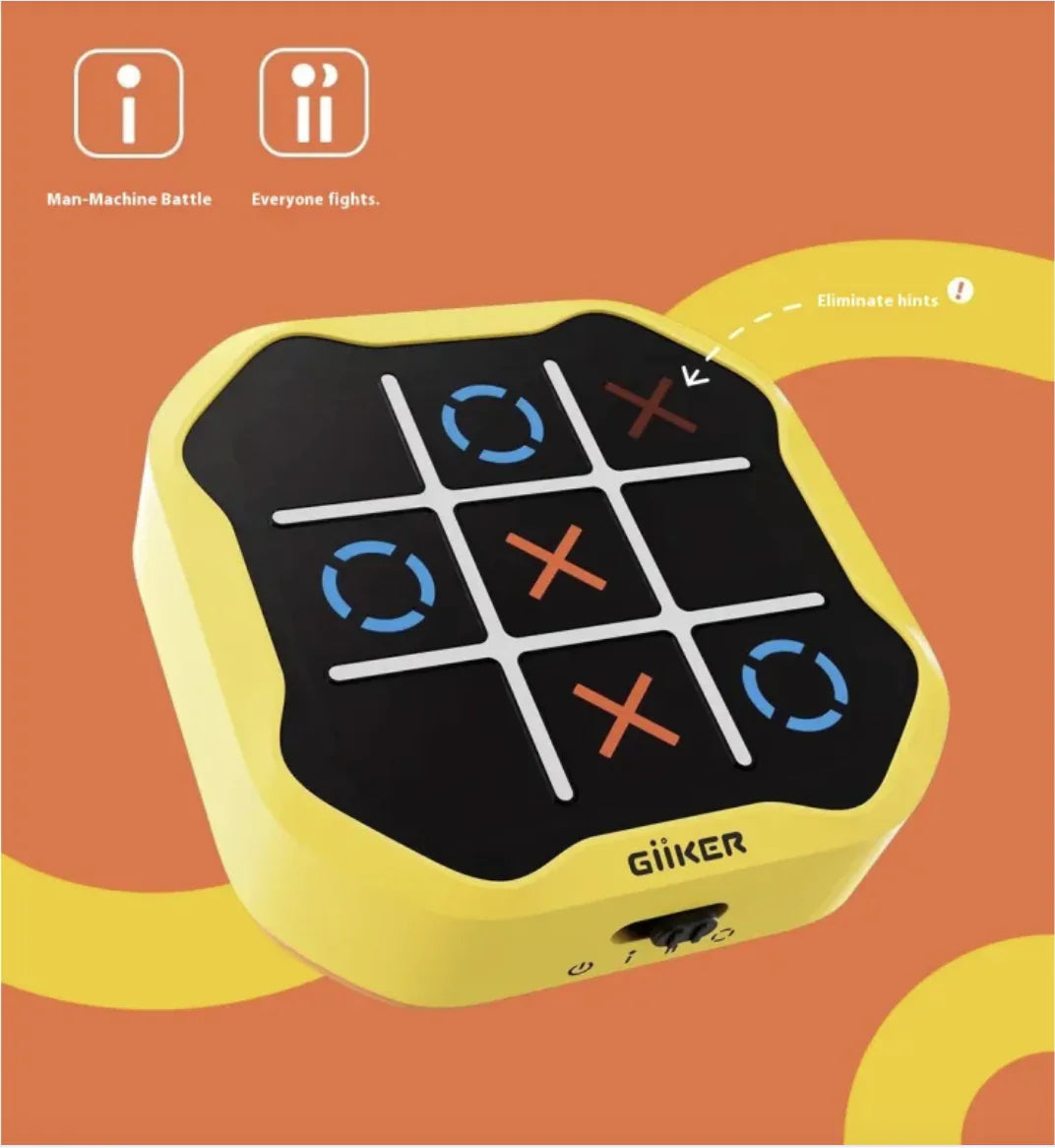 Qike Super Tic-Tac-Toe All-in-One Chess Collection - Fun & Educational Electronic Toy for Kids - The Little Big Store