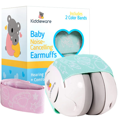 🟢 KiddieMuffs™ – Baby Noise Cancelling Headphones for Peaceful Sleep 👶🎧💤