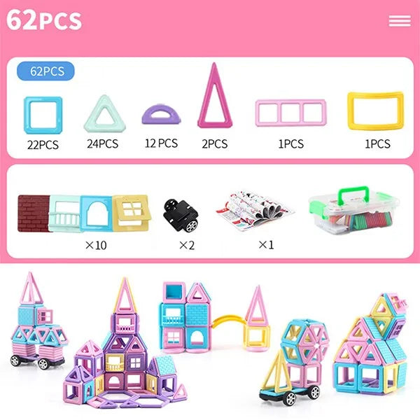 Big Size Magnetic Designer Construction Set Model - The Little Big Store