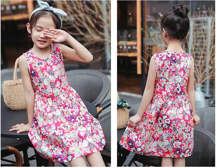 ☁️ BreezyBelle™ Cotton Princess Dress for Girls 🌼
