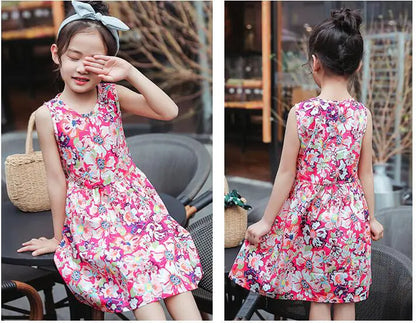 ☁️ BreezyBelle™ Cotton Princess Dress for Girls 🌼