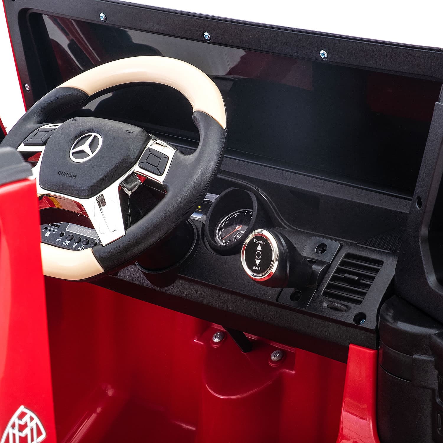 Mercedes Maybach G650 12V Kids Ride-On Car with Parental Remote | Cherry Red - The Little Big Store