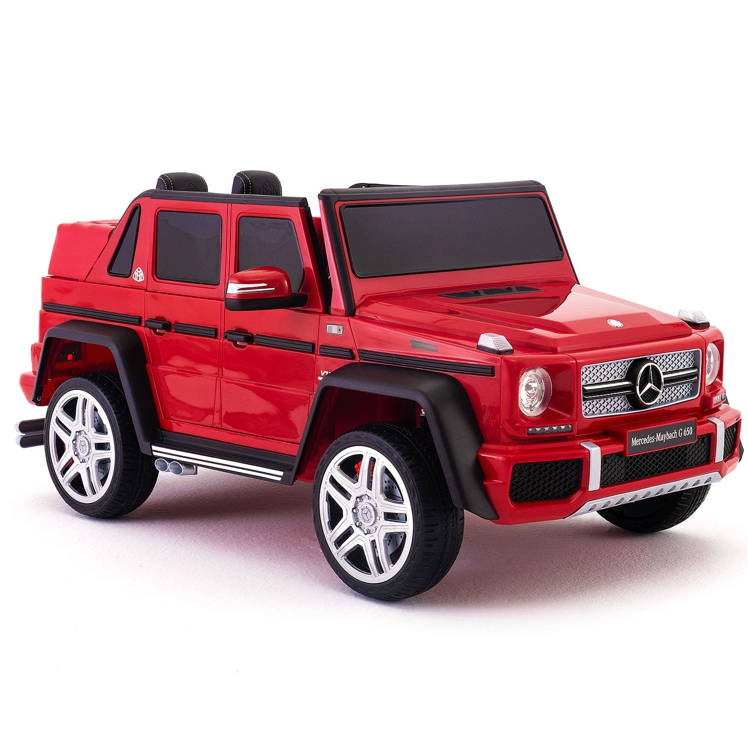 Mercedes Maybach G650 12V Kids Ride-On Car with Parental Remote | Cherry Red - The Little Big Store