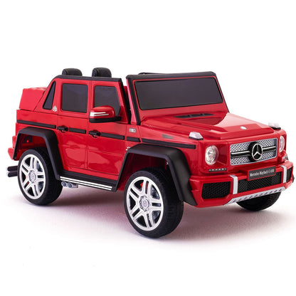 Mercedes Maybach G650 12V Kids Ride-On Car with Parental Remote | Cherry Red - The Little Big Store