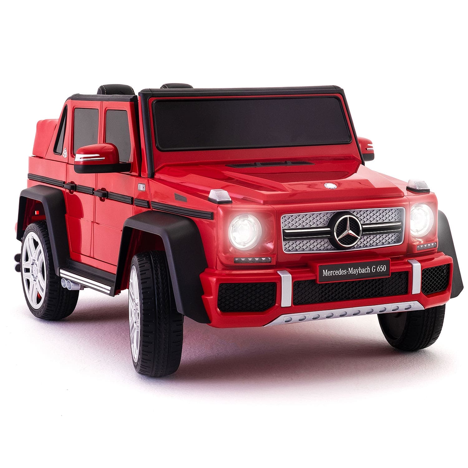 Mercedes Maybach G650 12V Kids Ride-On Car with Parental Remote | Cherry Red - The Little Big Store