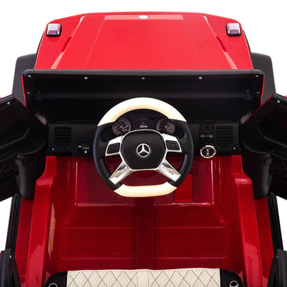 Mercedes Maybach G650 12V Kids Ride-On Car with Parental Remote | Cherry Red - The Little Big Store