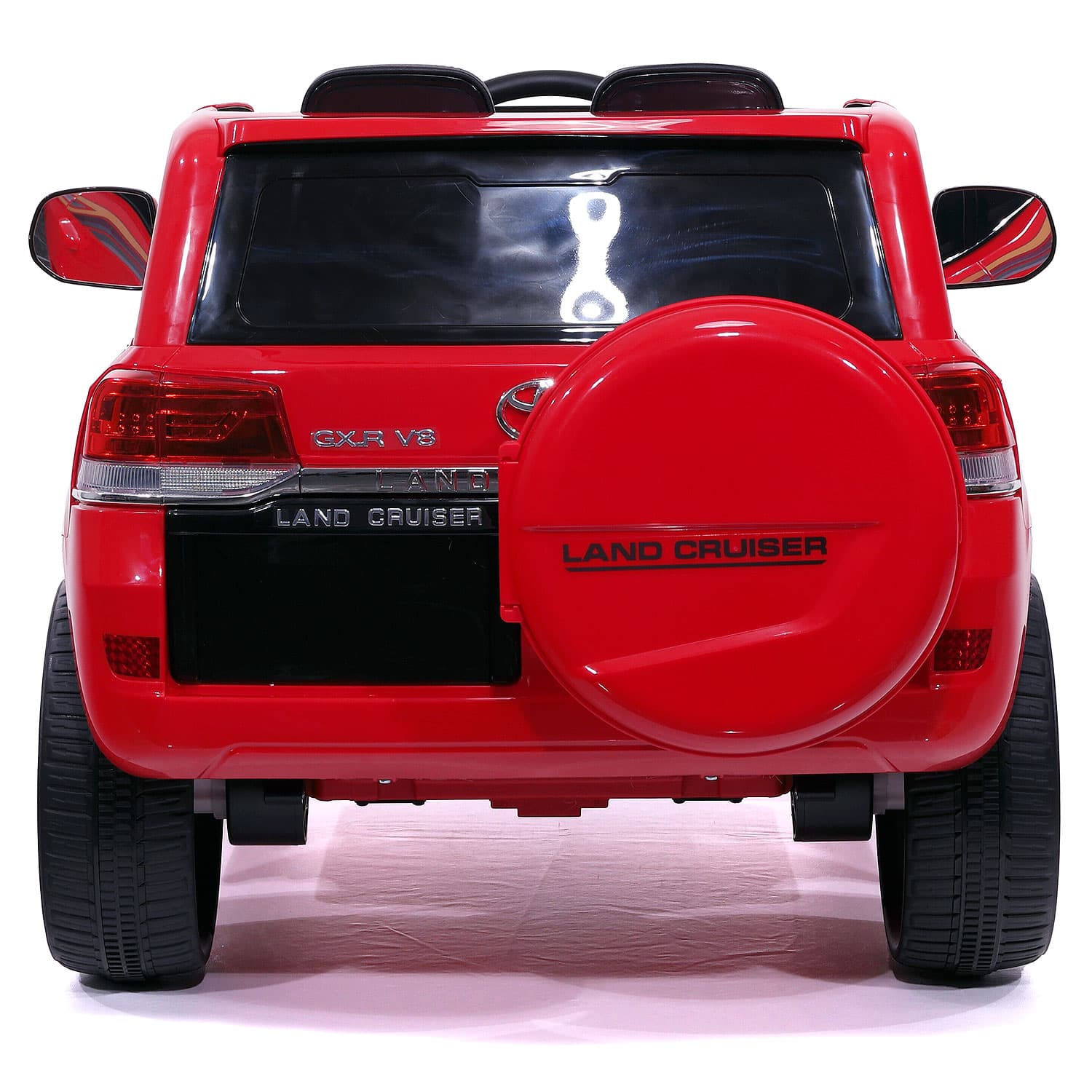 Toyota Land Cruiser 12V Kids Ride-On Car with R/C Parental Remote | Red - The Little Big Store