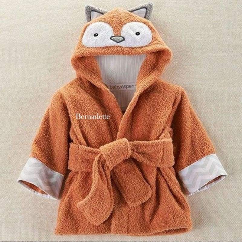 Rub-a-Dub Fox in the Tub Hooded Spa Robe - The Little Big Store
