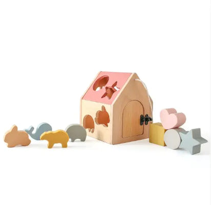 Montessori Wooden 5-in-1 Educational Toy - The Little Big Store