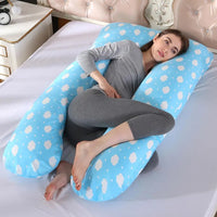 Sleeping Support Pillow For Pregnant Women Body PW12 100% Cotton Rabbit Print U Shape Maternity Pillows Pregnancy Side Sleepers - The Little Big Store