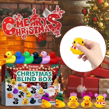 Dowmoo Christmas Rubber Duck Advent Calendar Toy - The Little Big Store
