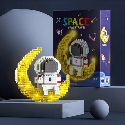 Toys Figure Astronaut Building Blocks Model - The Little Big Store