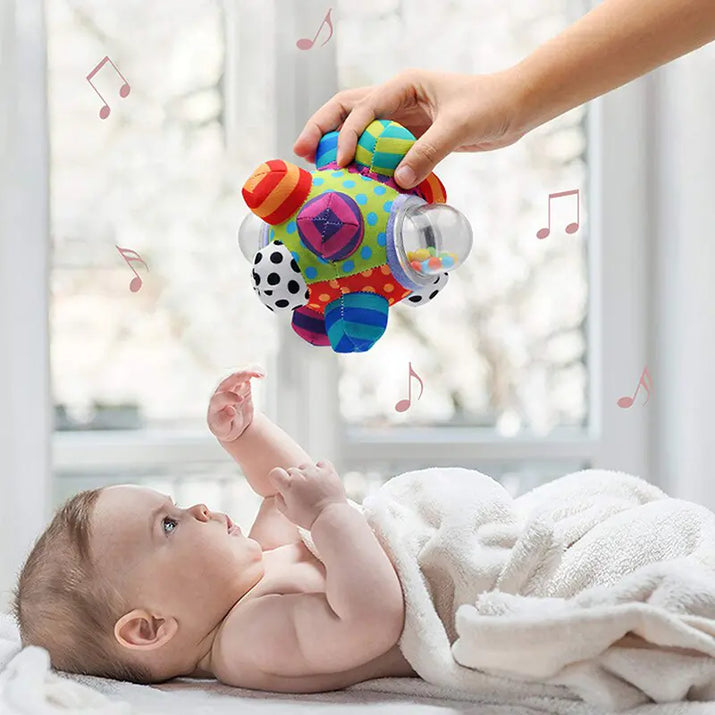 Baby Rattles Developmental Bumpy Ball Toy - The Little Big Store