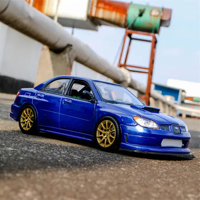 Subaru Impreza Performance Racing Car Model - The Little Big Store