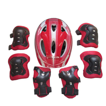 Children's Knee Pads and Helmet for Balance Bike Set