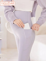 Maternity Leggings Adjustable Waist - The Little Big Store