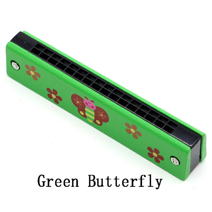 Children Wooden Harmonica Musical Instrument Toys Music Teaching Aids Puzzle Early Education Kindergarten Beginners TMZ - The Little Big Store
