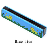 Children Wooden Harmonica Musical Instrument Toys Music Teaching Aids Puzzle Early Education Kindergarten Beginners TMZ - The Little Big Store