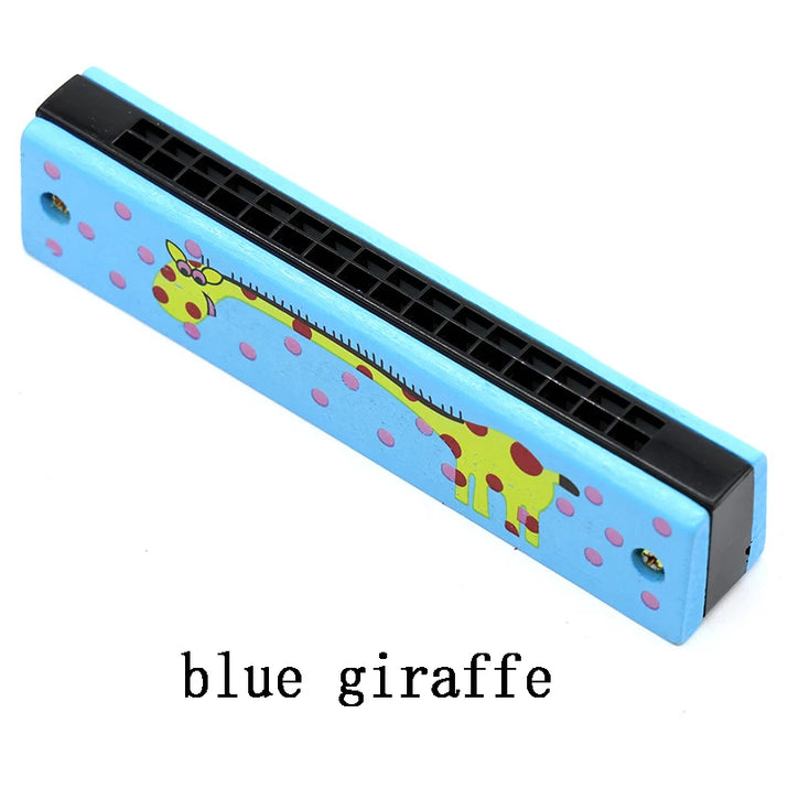 Children Wooden Harmonica Musical Instrument Toys Music Teaching Aids Puzzle Early Education Kindergarten Beginners TMZ - The Little Big Store