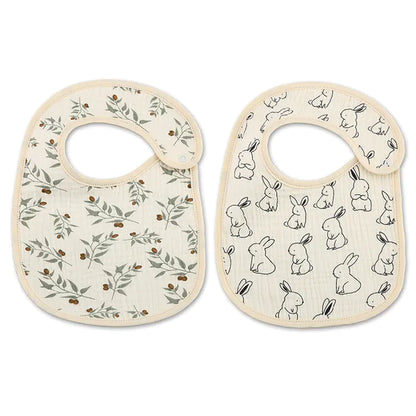 Thin Kids' Bib - Pure Cotton Waterproof Gauze Towel