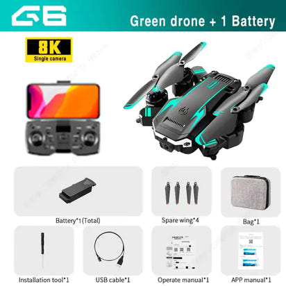 GPS Drone 8k Profesional HD Camera Obstacle Avoidance Aerial Photography Foldable Quadcopter - The Little Big Store