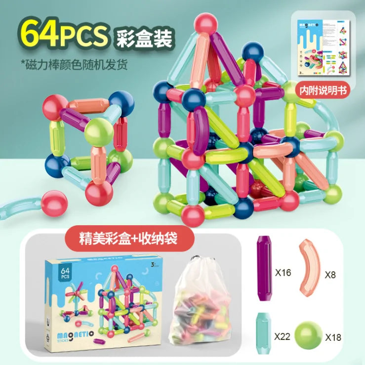 Magnetic Constructor Block Designer Toy Set - The Little Big Store