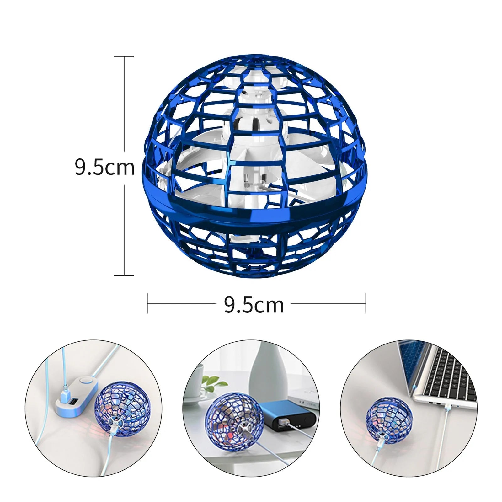 Ball Hand Operated Mini Boomerang Spinner Drone - The Little Big Store