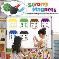 Colorful Magnetic Alphabet Learning Toys for Kids - Refrigerator Magnets Educational Game - The Little Big Store