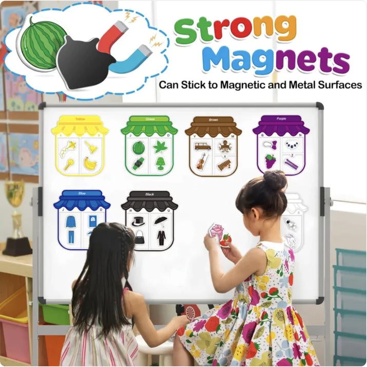 Colorful Magnetic Alphabet Learning Toys for Kids - Refrigerator Magnets Educational Game - The Little Big Store