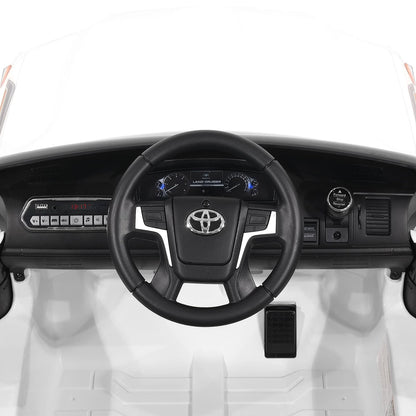 LandCruze™ 12V Kids Ride-On 🚙✨ – Toyota Licensed Electric Car with Remote Control, White Edition!
