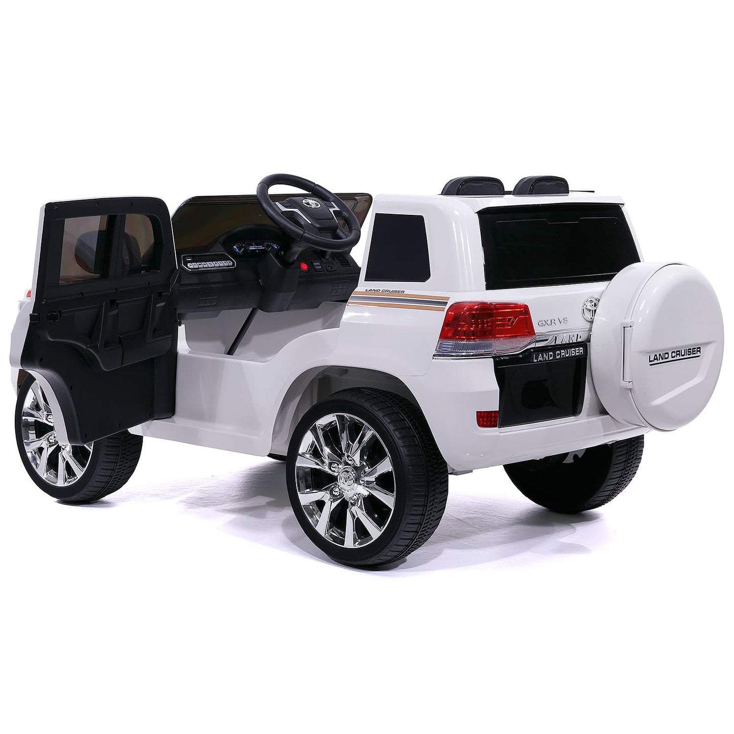 LandCruze™ 12V Kids Ride-On 🚙✨ – Toyota Licensed Electric Car with Remote Control, White Edition!