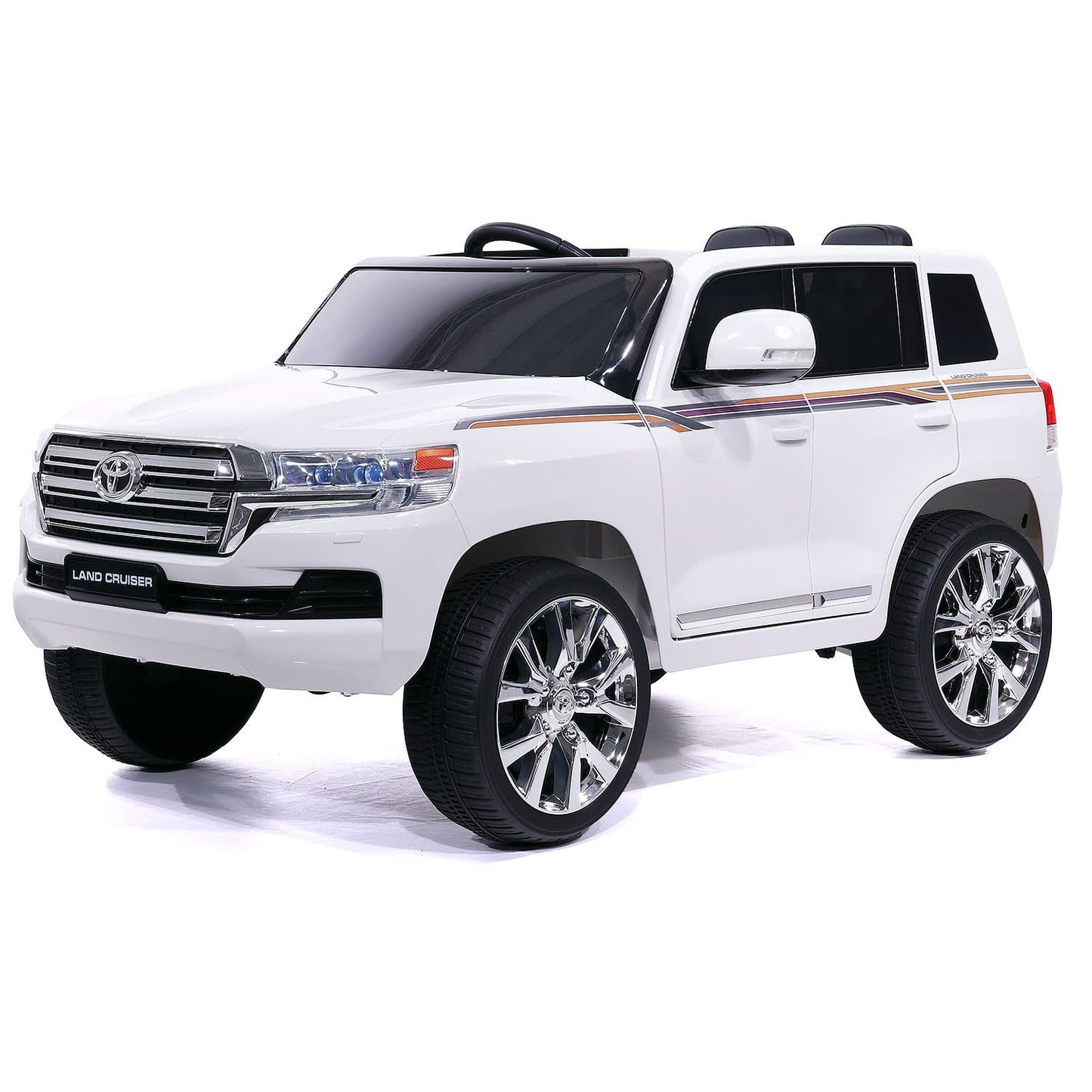 LandCruze™ 12V Kids Ride-On 🚙✨ – Toyota Licensed Electric Car with Remote Control, White Edition!