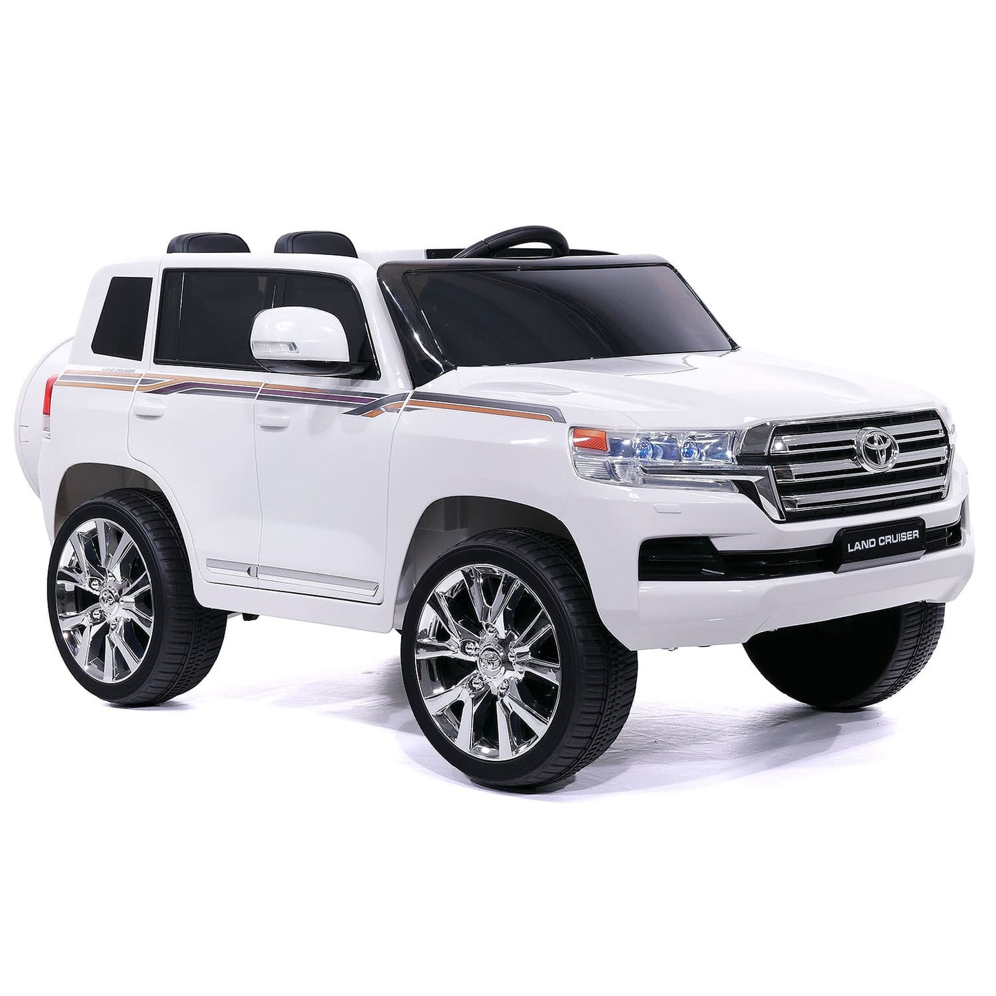 LandCruze™ 12V Kids Ride-On 🚙✨ – Toyota Licensed Electric Car with Remote Control, White Edition!