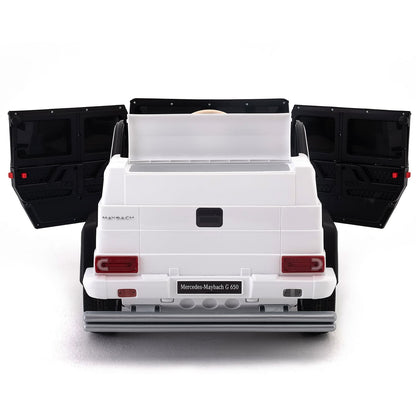 Mercedes Maybach G650 12V Kids Ride-On Car with Parental Remote | White - The Little Big Store