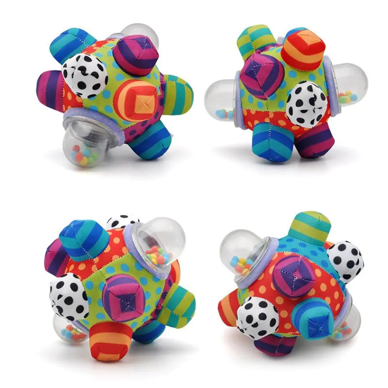 Baby Rattles Developmental Bumpy Ball Toy - The Little Big Store