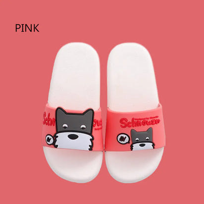 SlipStop™ Pals 🐾 – Cartoon Non-Slip Slippers for Happy Little Feet 👣🥿