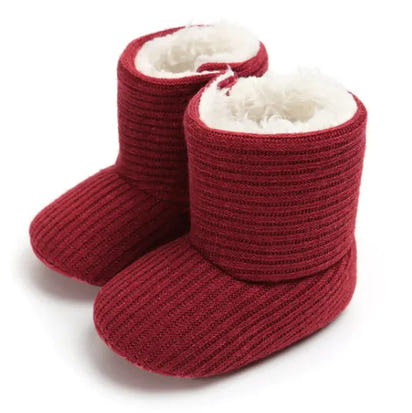 Cozy Sunflower Cotton Baby Boots - The Little Big Store