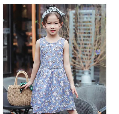 ☁️ BreezyBelle™ Cotton Princess Dress for Girls 🌼