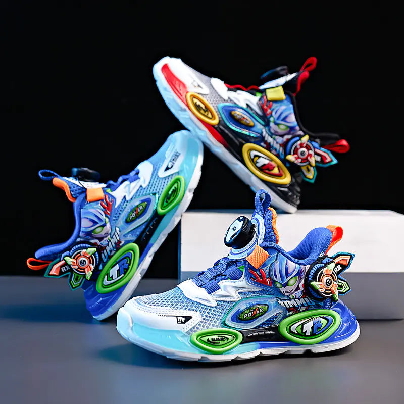 ✨GlowTrek™ Kids' Light-Up Shoes – Shine Bright, Step Right! 👟🌈