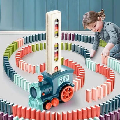 Kids Automatic Domino Train - The Little Big Store