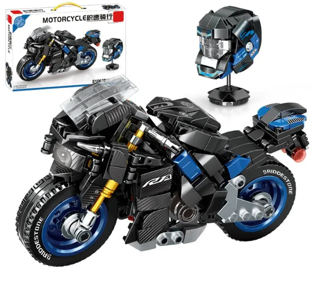 Motorcycle Model Building Block Toy - The Little Big Store