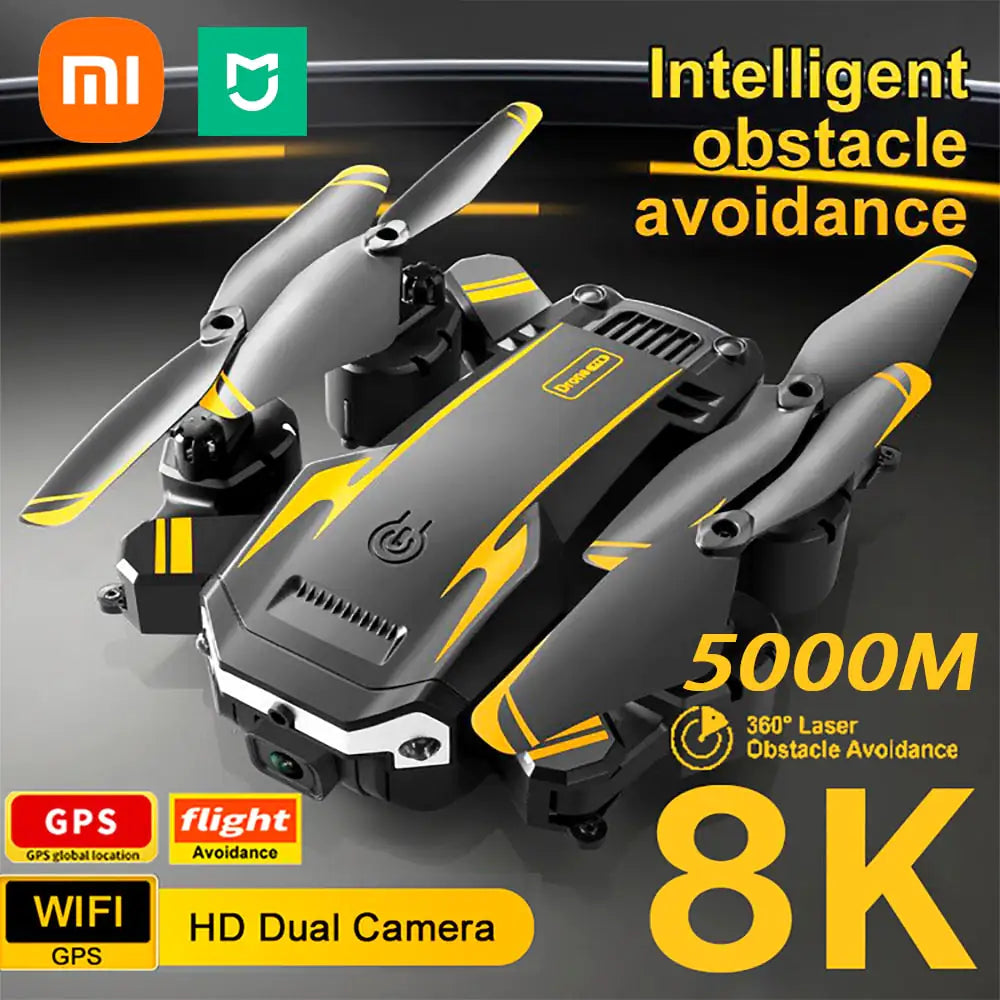 GPS Drone 8k Profesional HD Camera Obstacle Avoidance Aerial Photography Foldable Quadcopter - The Little Big Store