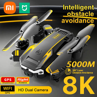 GPS Drone 8k Profesional HD Camera Obstacle Avoidance Aerial Photography Foldable Quadcopter - The Little Big Store